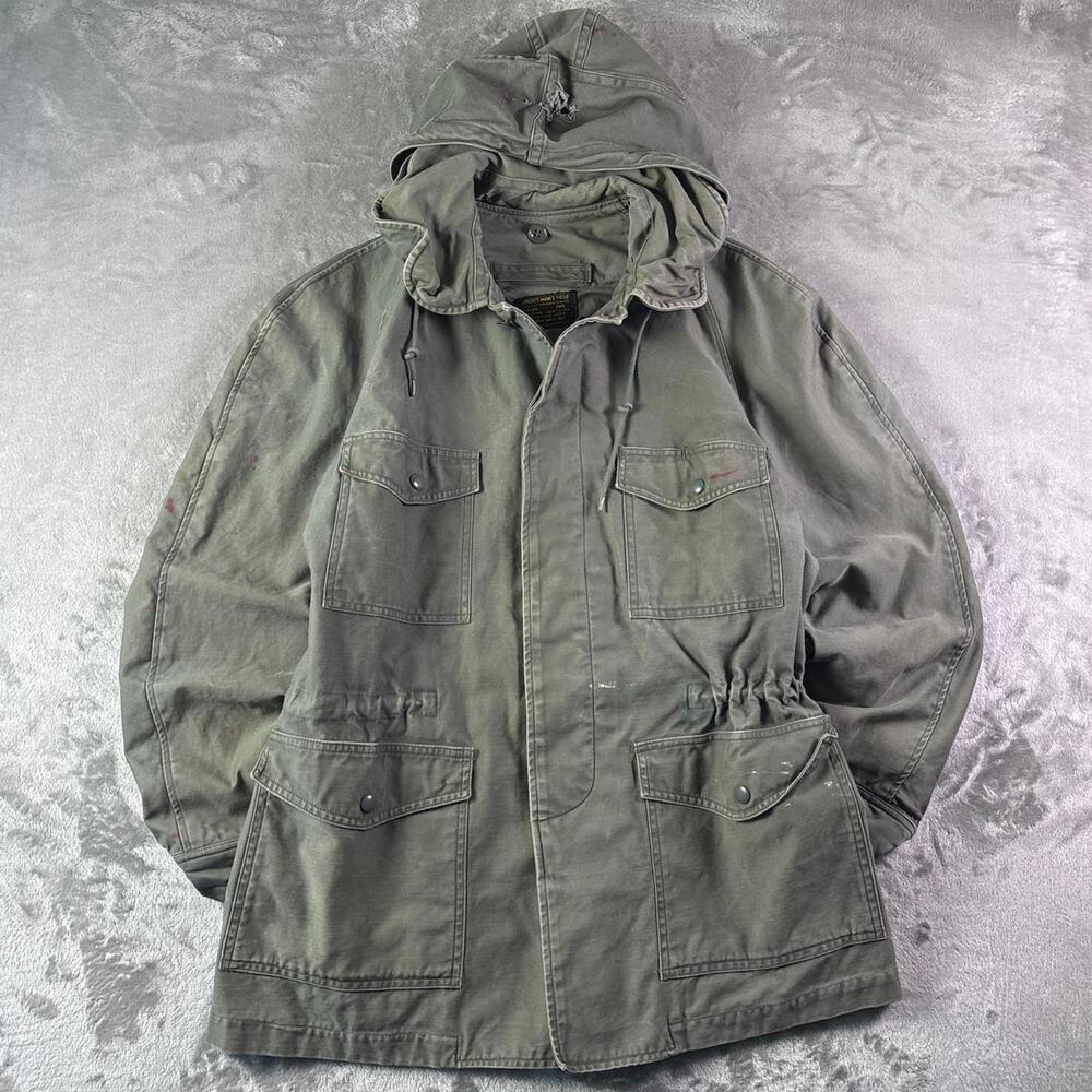 Vintage 1950s–60s USAF M-Field Jacket MIL-J-4883A Sage Green Military MR
